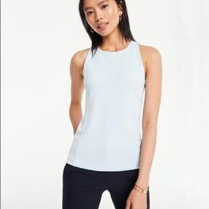 Ann Taylor Crepe Halter Shell Top